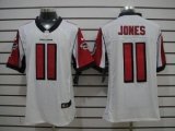 Nike Falcons 11 Julio Jones White Stitched NFL Elite Jersey