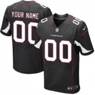 Nike Arizona Cardinals -00 Customized Jersey Black Elite Alternate Jersey