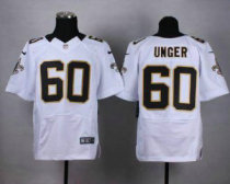 Nike New Orleans Saints -60 Max Unger White Stitched NFL Elite Jersey