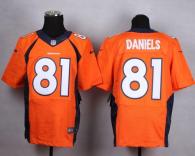 Nike Denver Broncos #81 Owen Daniels Orange Team Color Men's Stitched NFL New Elite Jersey