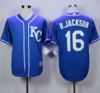 Kansas City Royals -16 Bo Jackson Blue Alternate 2 New Cool Base Stitched MLB Jersey