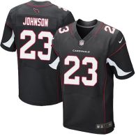 Nike Cardinals -23 Chris Johnson Black Alternate Men's Stitched NFL Elite Jersey