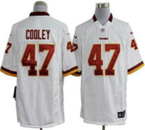 Nike Redskins -47 Chris Cooley White Stitched NFL Game Jersey
