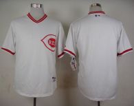 Cincinnati Reds Blank White 1990 Turn Back The Clock Stitched MLB Jersey