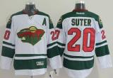 Minnesota Wild -20 Ryan Suter White Stitched NHL Jersey