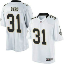 NEW Saints -31 Jairus Byrd White NFL Limited Jersey