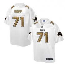 Nike Detroit Lions -71 Riley Reiff White NFL Pro Line Fashion Game Jersey