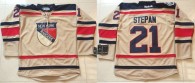 New York Rangers -21 Derek Stepan Cream 2012 Winter Classic Stitched NHL Jersey