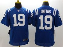 Nike Indianapolis Colts #19 Johnny Unitas Royal Blue Team Color Men's Stitched NFL Elite Jersey