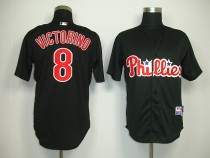 Philadelphia Phillies #8 Shane Victorino Black Stitched MLB Jersey