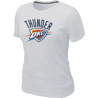NBA Oklahoma City Thunder Big Tall Primary Logo  Women T-Shirt (10)