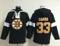 Boston Bruins -33 Zdeno Chara Black NHL Pullover Hoodie