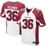 Nike Cardinals -36 Deone Bucannon White Men's Stitched NFL Elite Jersey