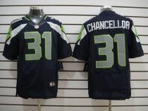 Nike Seattle Seahawks #31 Kam Chancellor Steel Blue Team Color Men's Stitched NFL Elite Jersey