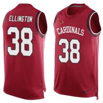Nike Arizona Cardinals -38 Andre Ellington Red Team Color Stitched NFL Limited Tank Top Jersey