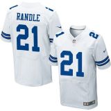 Nike Dallas Cowboys #21 Joseph Randle White Men's Stitched NFL Elite Jersey