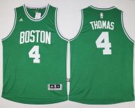 Boston Celtics -4 Isaiah Thomas Green Stitched NBA Jersey