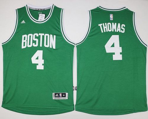 Boston Celtics -4 Isaiah Thomas Green Stitched NBA Jersey