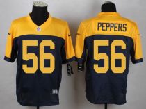 Nike Green Bay Packers #56 Julius Peppers Navy Blue Alternate Men's Stitched NFL New Elite Jersey