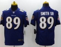 Nike Baltimore Ravens -89 Steve Smith Purple Team Color NFL New Limited Jersey