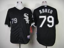 Chicago White Sox -79 Jose Abreu Black Cool Base Stitched MLB Jersey
