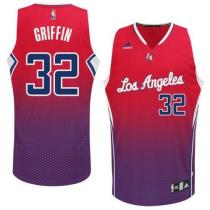 Los Angeles Clippers -32 Blake Griffin Red Resonate Fashion Swingman Stitched NBA Jersey