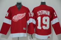 Detroit Red Wings -19 Steve Yzerman Red CCM Stitched NHL Jersey