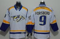 Nashville Predators -9 Filip Forsberg White Road Stitched NHL Jersey