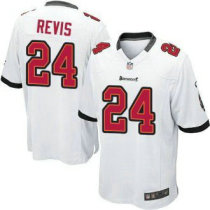 Nike Buccaneers -24 Darrelle Revis White Stitched NFL Game Jersey