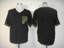 Pittsburgh Pirates Blank Black Fashion Stitched MLB Jersey
