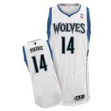 Revolution 30 Minnesota Timberwolves -14 Nikola Pekovic White Stitched NBA Jersey
