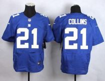 Nike New York Giants #21 Landon Collins Royal Blue Team Color Men's Stitched NFL Elite Jersey
