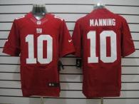 Nike New York Giants #10 Eli Manning Red Alternate Men's Stitched NFL Elite Jersey
