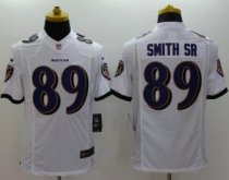 Nike Baltimore Ravens -89 Steve Smith White NFL New Limited Jersey
