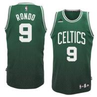 Boston Celtics -9 Rajon Rondo Green Resonate Fashion Swingman Stitched NBA Jersey
