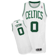 Boston Celtics -0 Jayson Tatum White Stitched NBA Jersey