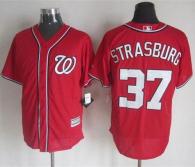 Washington Nationals #37 Stephen Strasburg Red New Cool Base Stitched MLB Jersey