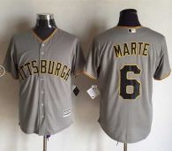Pittsburgh Pirates #6 Starling Marte Grey New Cool Base Stitched MLB Jersey