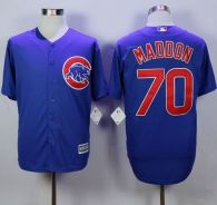 Chicago Cubs -70 Joe Maddon Blue New Cool Base Stitched MLB Jersey