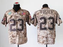 Nike Houston Texans #23 Arian Foster Camo Men's Stitched NFL New Elite USMC Jersey