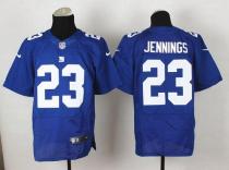 Nike New York Giants #23 Rashad Jennings Royal Blue Team Color Men's Stitched NFL Elite Jersey