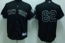 New York Yankees -62 Joba Chamberlain Stitched Black MLB Jersey