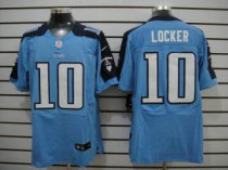 Nike Titans -10 Jake Locker Light Blue Team Color Stitched NFL Elite Jersey