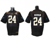 Nike Carolina Panthers -24 Josh Norman Black 2016 Pro Bowl Stitched NFL Elite Jersey