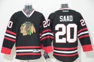 Chicago Blackhawks -20 Brandon Saad Black Stitched NHL Jersey