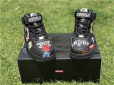 Authentic Supreme x NBA x Nike Air Force 1 Mid Black