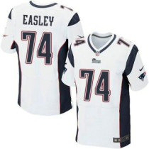 2014 NFL Draft New England Patriots -74 Dominique Easley white Elite Jersey