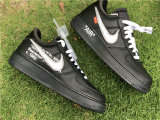 Authentic Off White x Air Force 1 Low Black