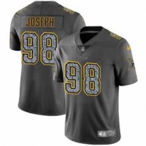 Nike Vikings -98 Linval Joseph Gray Static Stitched NFL Vapor Untouchable Limited Jersey