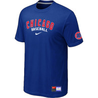 Chicago Cubs Blue Nike Short Sleeve Practice T-Shirt